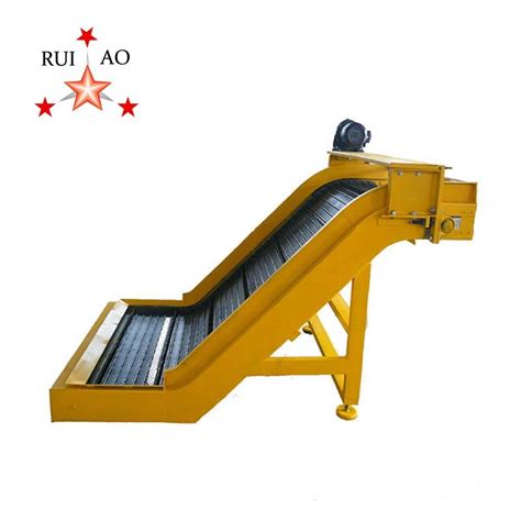 chip conveyor cnc machine|scraper type chip conveyor.